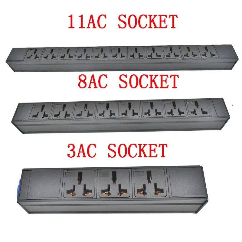 PDU Power Strips Schuko Powerlink box Power amplifier audio 3P Aviation powercon plug 1-11 AC universal standard SOCKET