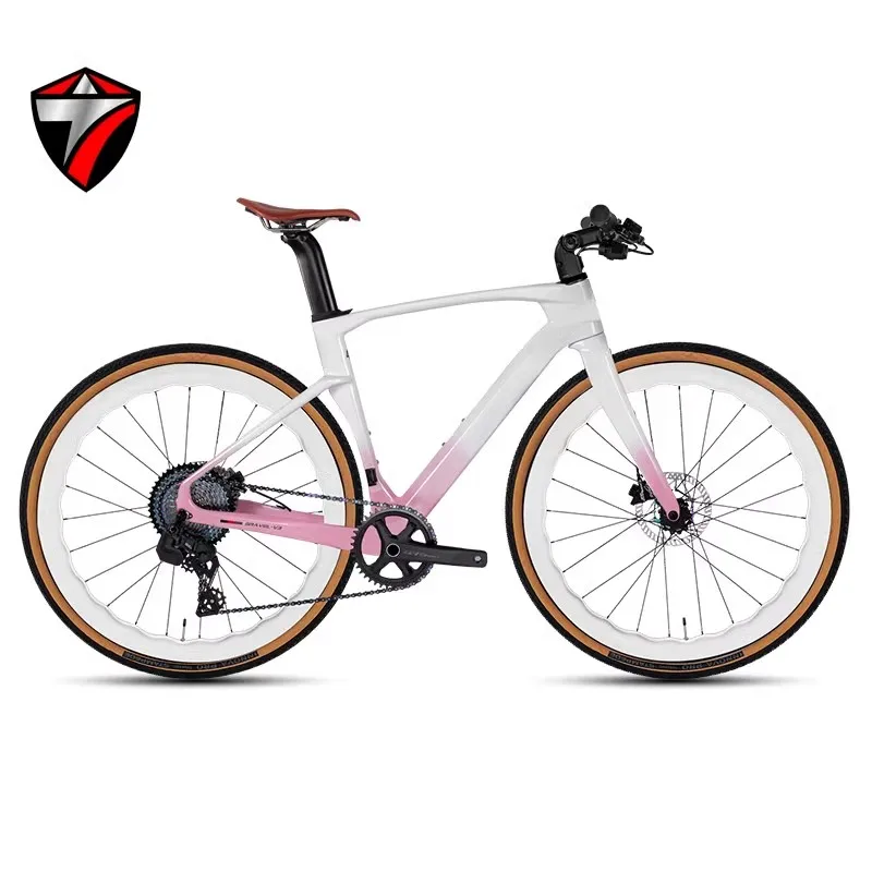 

TWITTER Gravel V3 Электронный переключатель AXS APEX-12S с плоской ручкой из углеродного волокна, дорожный велосипед, гидравлический дисковый тормоз 700*40C, гравийный велосипед