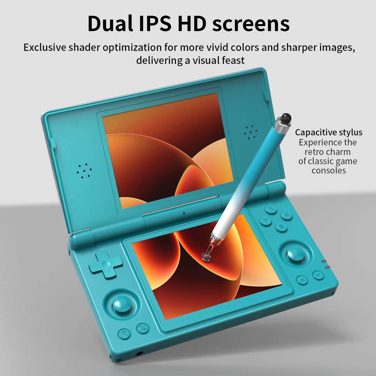 Anbernic RG DS ريترو لعبة فيديو وحدة التحكم 4 بوصة IPS المزدوج متعدد اللمس شاشة أندرويد 14 فليب لعبة لاعب RGDS لهدايا عيد الميلاد #2