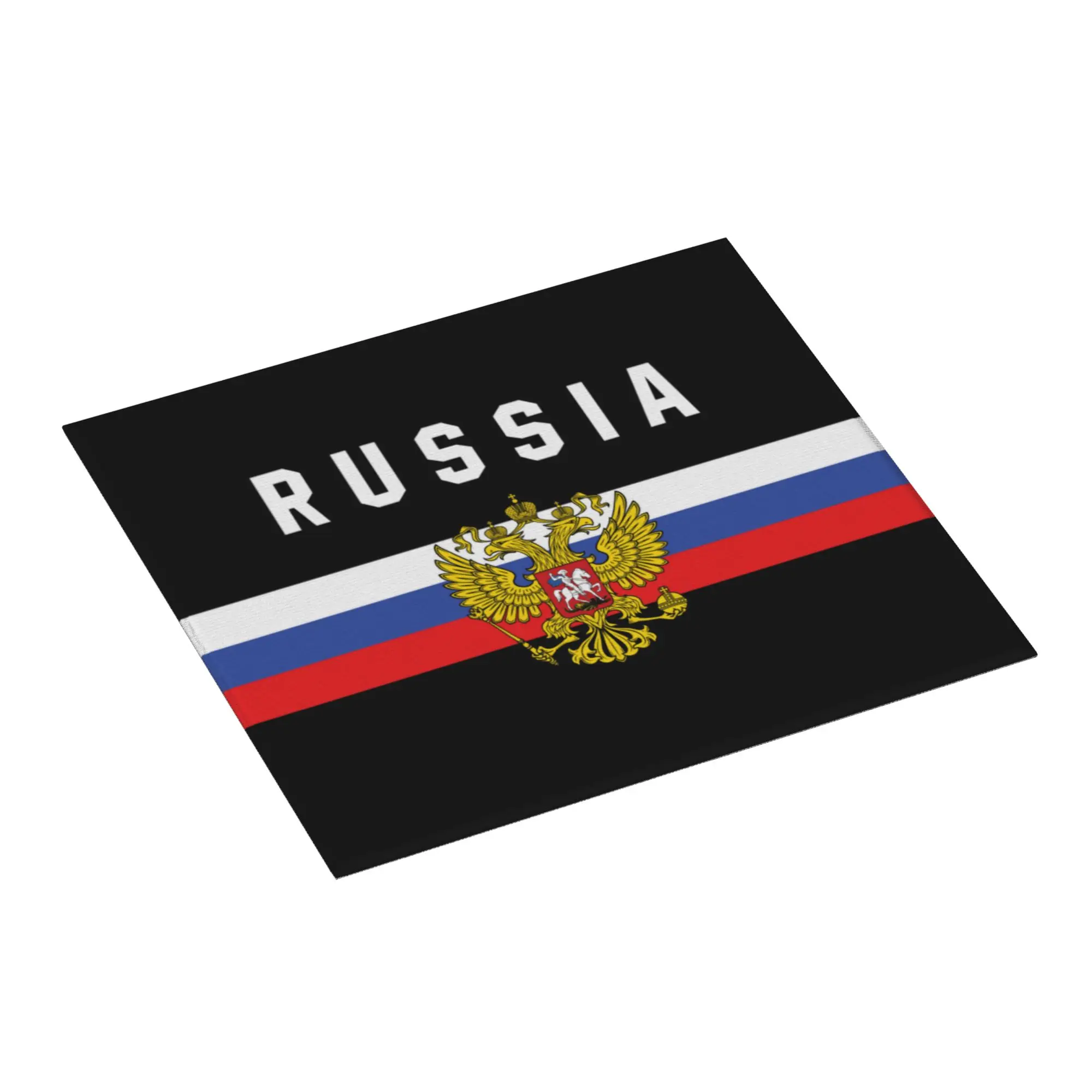 Drying Mat For Kitchen Russia Flag Ensign Coat Of Arms Eagle Barware Tableware Oil Proof Washable Kitchen Sink Drying Pad