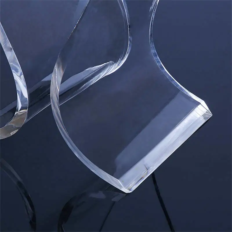 Headphone Stand Transparent Save Space Easy To Use Durable Fashionable Transparent Headphone Hanger Desk Headphone Stand Smooth