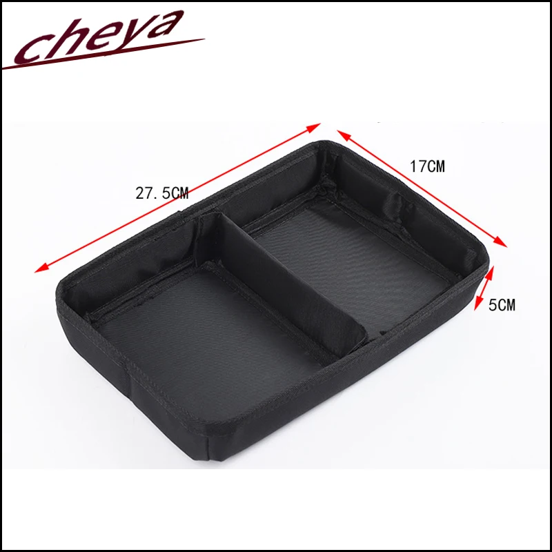 Oxford cloth Central control handrail box partition storage box Suitable for Cadillac Escalade car Interior accessories