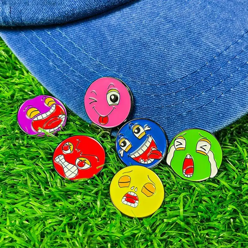 Ball Marker Hat Clip Removable Golf Ball Markers Removable Golf Ball Markers Attaches Easily To Golf Hat Zinc Alloy Hat