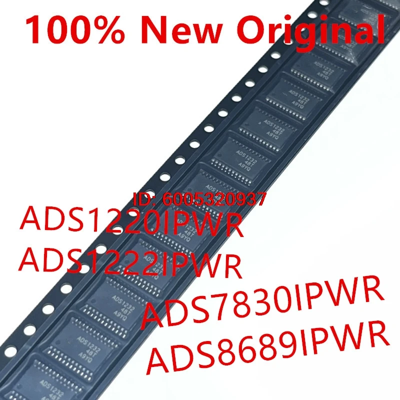 10piece  ADS1220IPWR 、ADS1222IPWR 、ADS7830IPWR 、ADS8689IPWR  New sampling A/D converter ADS1220 、ADS1222 、ADS7830I、ADS8689