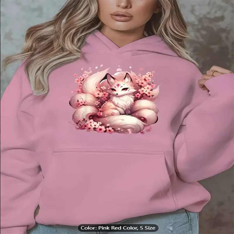 

Повседневная толстовка больших размеров с графическим рисунком для девочек, пуловер с капюшоном и принтом, женская осенне-зимняя повседневная толстовка с длинными рукавами