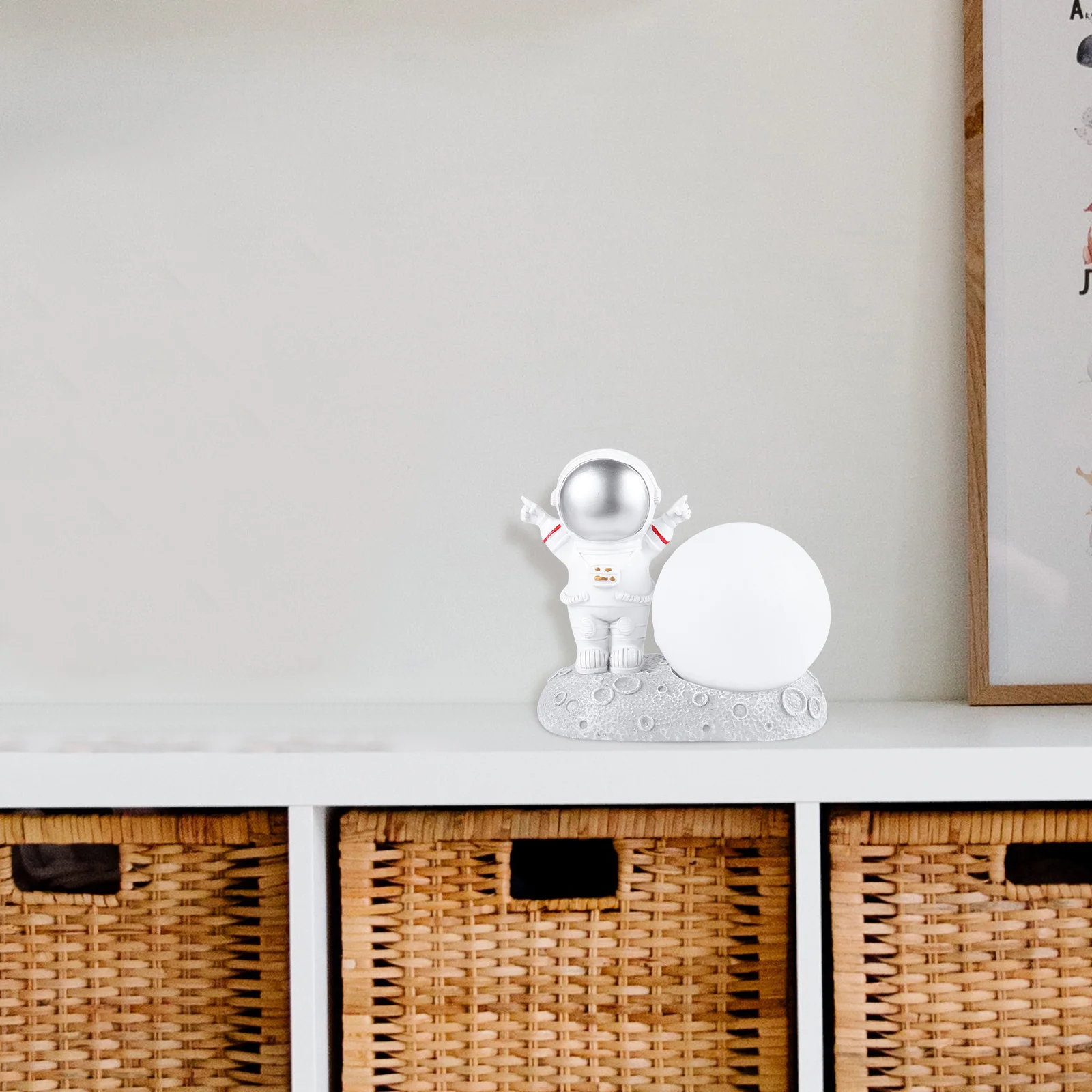 

Spaceman Night Lamp 1Pcs Astronaut Appearance Night Light Decorative Home Gift Safe Exquisite Detail Bedroom