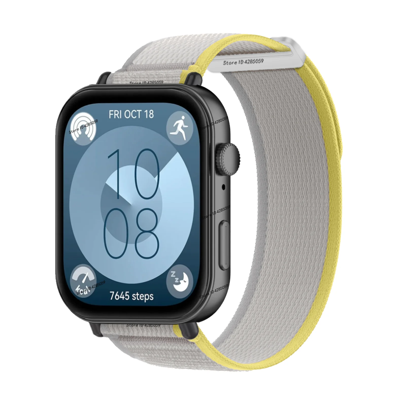 حزام حلقة من النايلون لساعة Huawei Watch Fit 3 Smartwatch Watchband الرياضية القابلة للتنفس سوار ساعة Fit 3 ملحقات موصل Correa