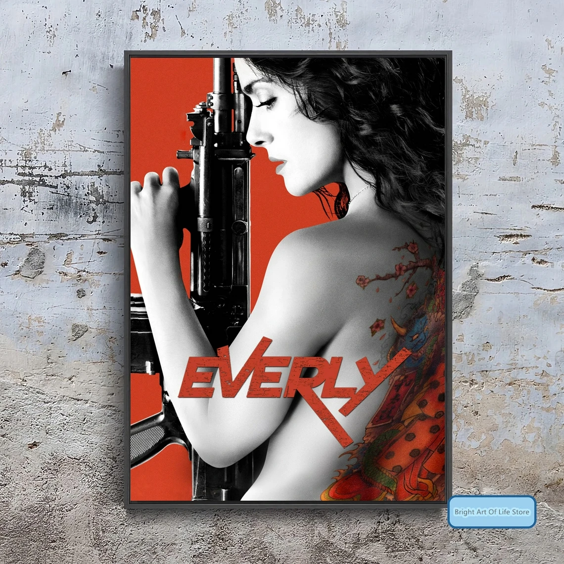 

Everly (2015) покрытие плаката фильма фото печать на холсте настенное искусство домашний Декор (без рамки)