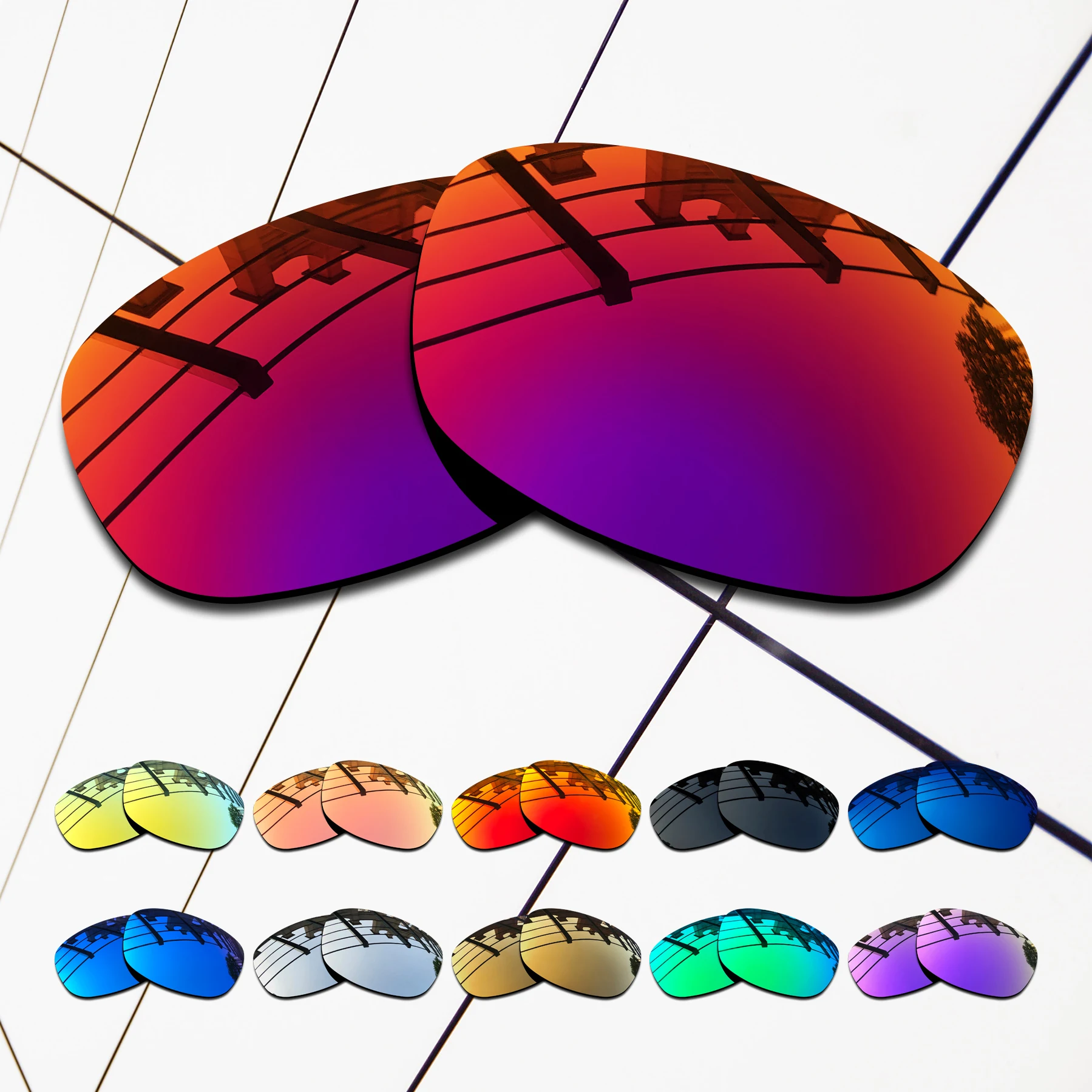 

E.O.S Polarized Enhanced Replacement Lenses for-Maui Jim Punchbowl MJ219 Sunglasses - Multiple Choice