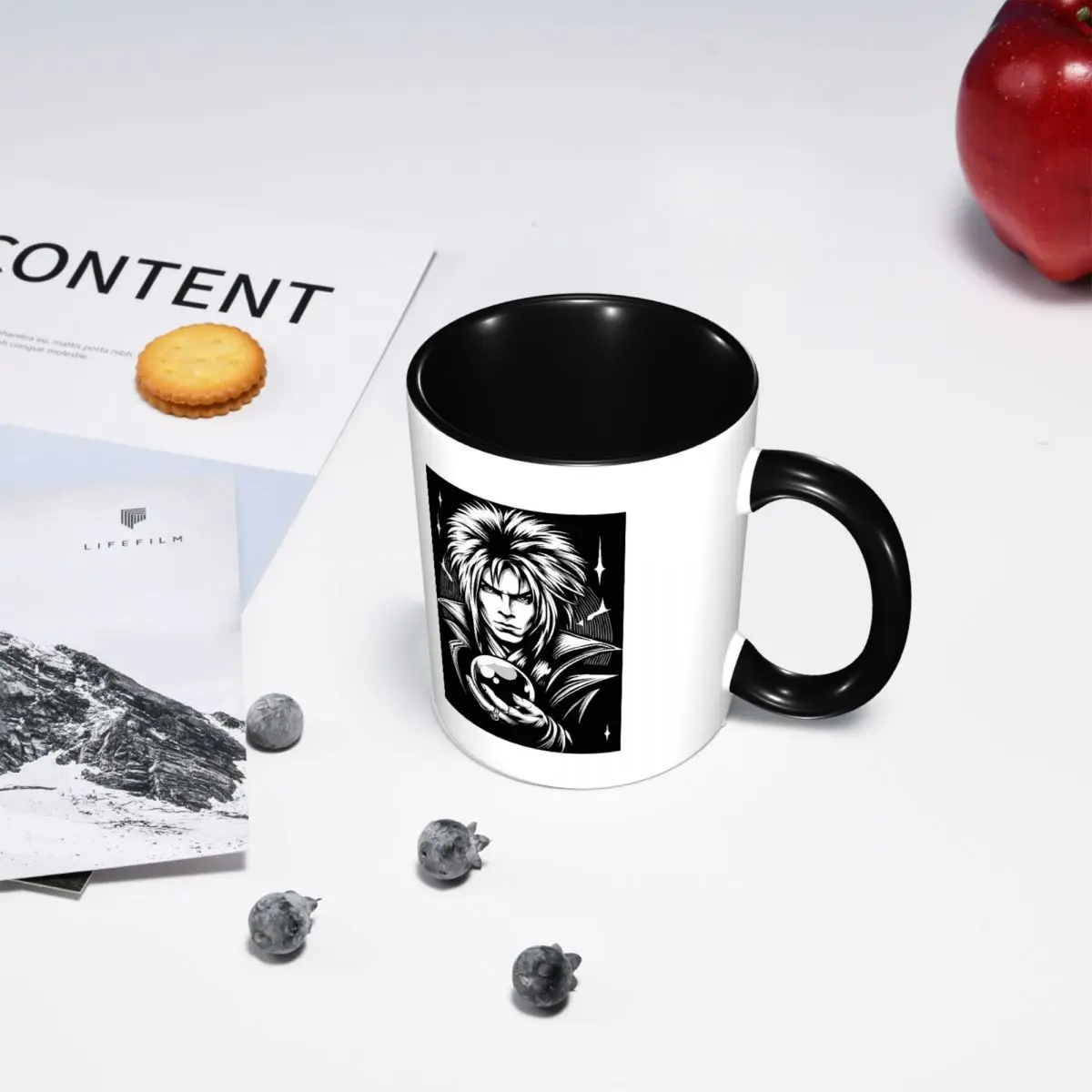 Jareth The Goblin King Labyrinth- It's Only Forever Mug Ceramic Coffee Cups Tea Mugs Milk Cup Drinkware Gifts for Woman Man