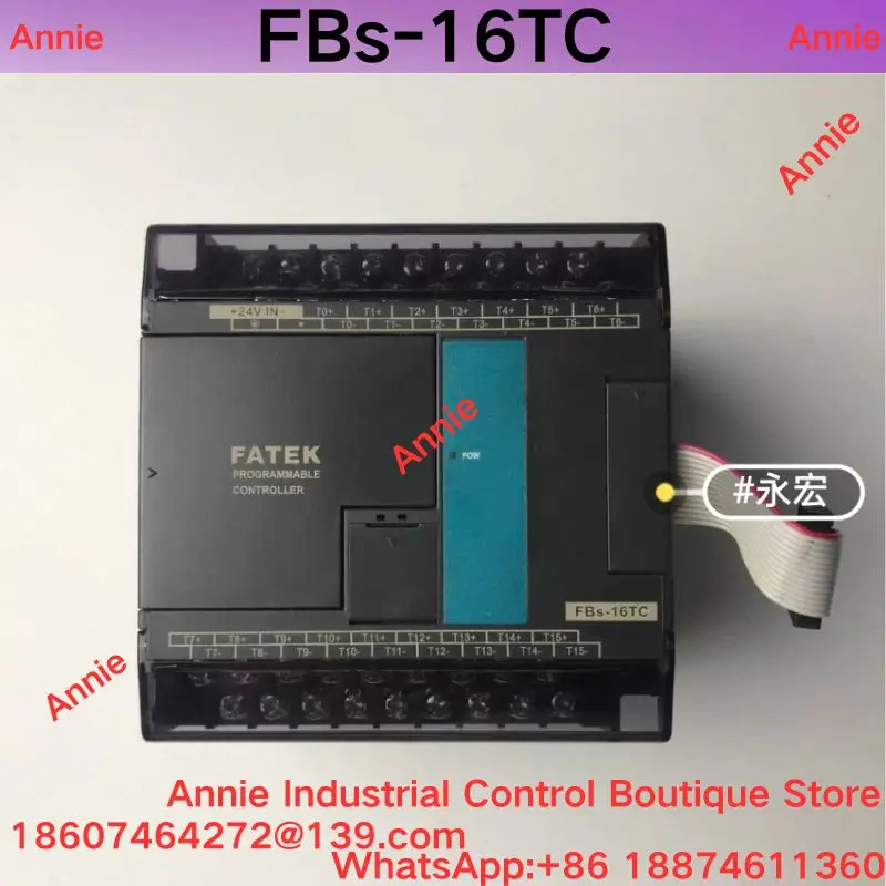 Second-hand Test OK FBs-16TC 16-Channel Thermocouple Temperature Expansion Module for Industrial Use