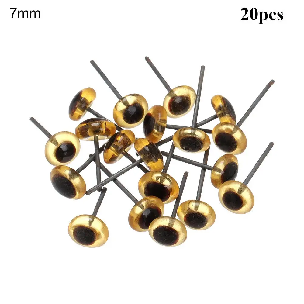 20/50Pcs  DIY   toy Plastic Transparent Glass Eyes Dolls Accessories Animals Puppets making Bears Needle Felting