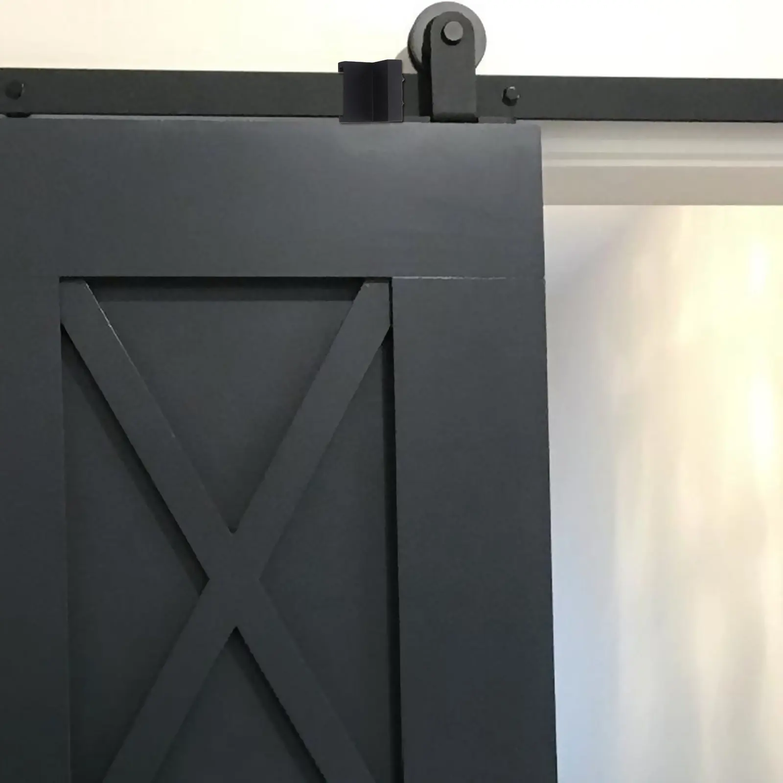 2pcs Aluminum Alloy Barn Door Stopper with Damping Effect, Corrosion-Resistant & Easy Adjustable Sliding Door Limiter