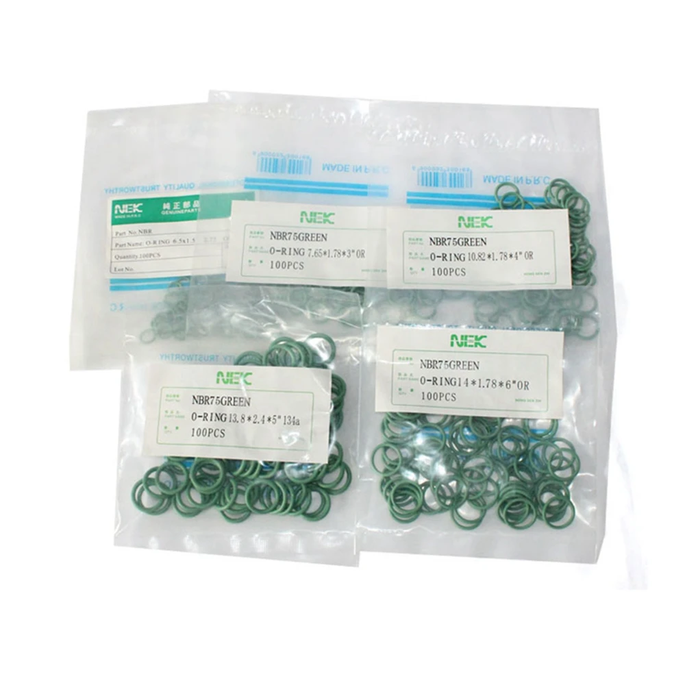 (6.07*1.78mm) #5/16 R134a NBR Kit di guarnizioni o-ring in gomma, resistenza alle alte Temperature per valvola aria condizionata auto 3/8 1/2 5/8