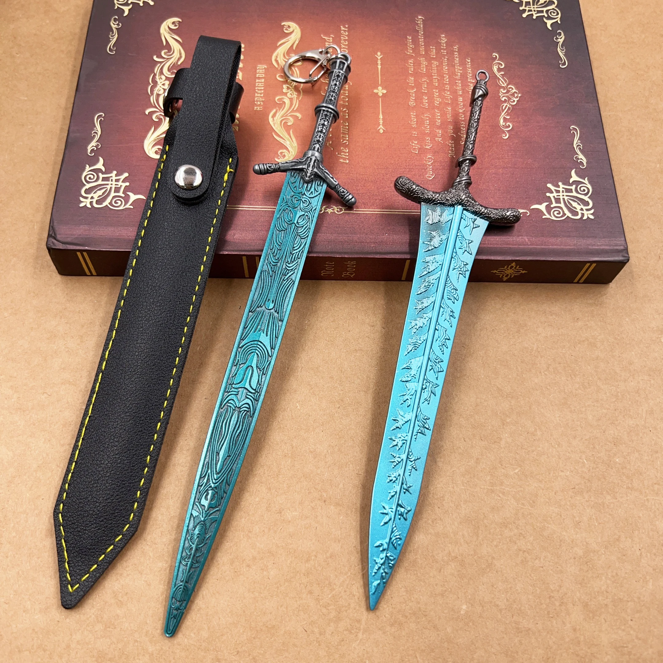 20cm Dark Moon Greatword Elden ER periféricos de juego Ranni mano de Malenia ríos de sangre Maliketh hoja negra modelo llavero de juguete