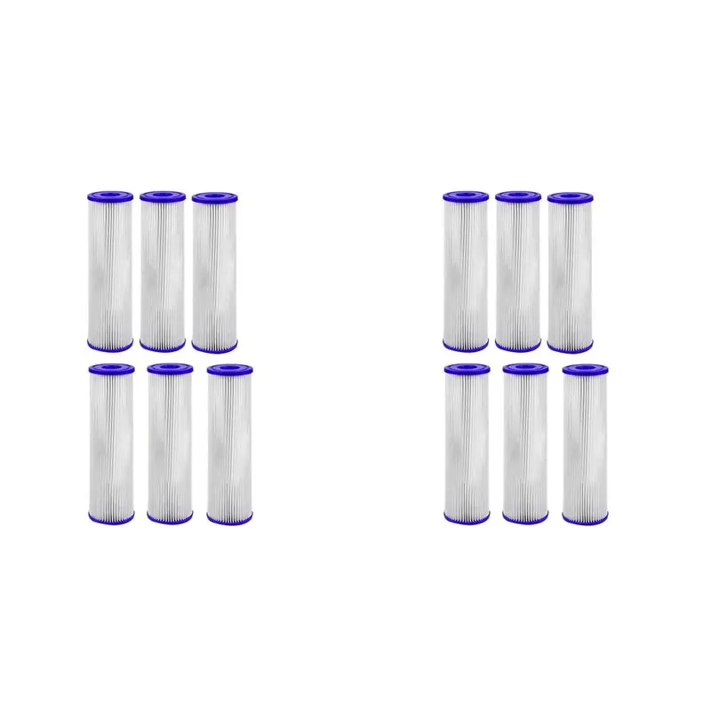 

【CARNIVAL FEAST】Плиссированный фильтрующий картридж для осадочной очистки воды 20 микрон, 10 дюймов x 2,5 дюйма, сменный фильтр для воды для всего дома, аналог WFPFC3002