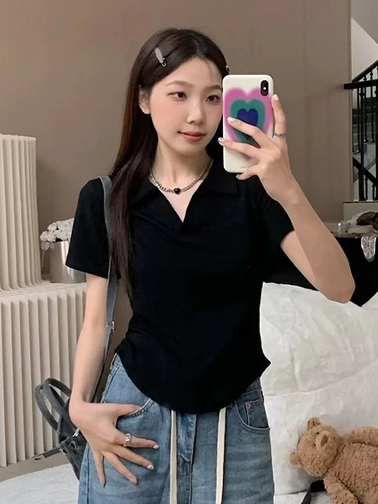 V-Neck Shoulder Sho… - image