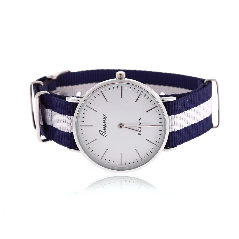 Nylon Strap Quartz Men Women Watches Top Brand Watches Fashion Casual Wrist Watch Simple Couple Wristwatch Female Male Clock
