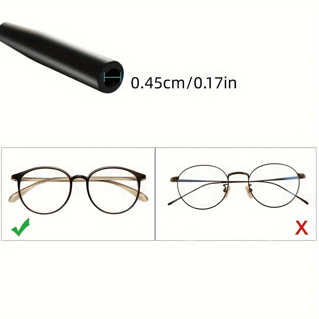 3pcs Universal Adjustable Eyewear Glasses Straps Silicone Anti-Slip Eyewear Retainers Unisex Strap Safety Glasses Holder