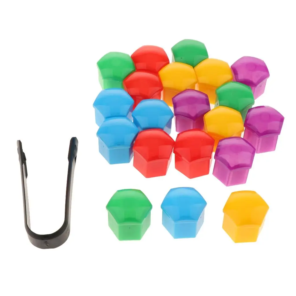 20pcs New Plastic Wheel Caps - Universal Fitment Wheel Cap