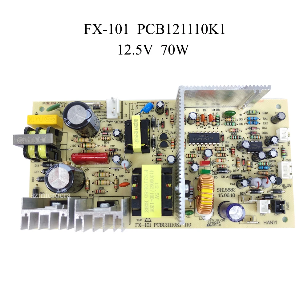 FX101 12.5V 70W Red Wine Cabinet Power Board Main Board Power Supply Refrigerator Accessories Circuit Board PCB121110K1