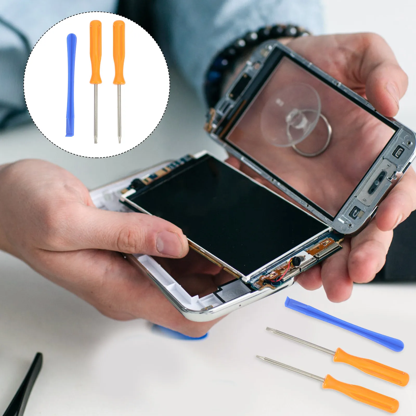 

Набор профессиональных инструментов для ремонта игровых контроллеров: отвертка T8 для разборки, чистки и модификации геймпадов