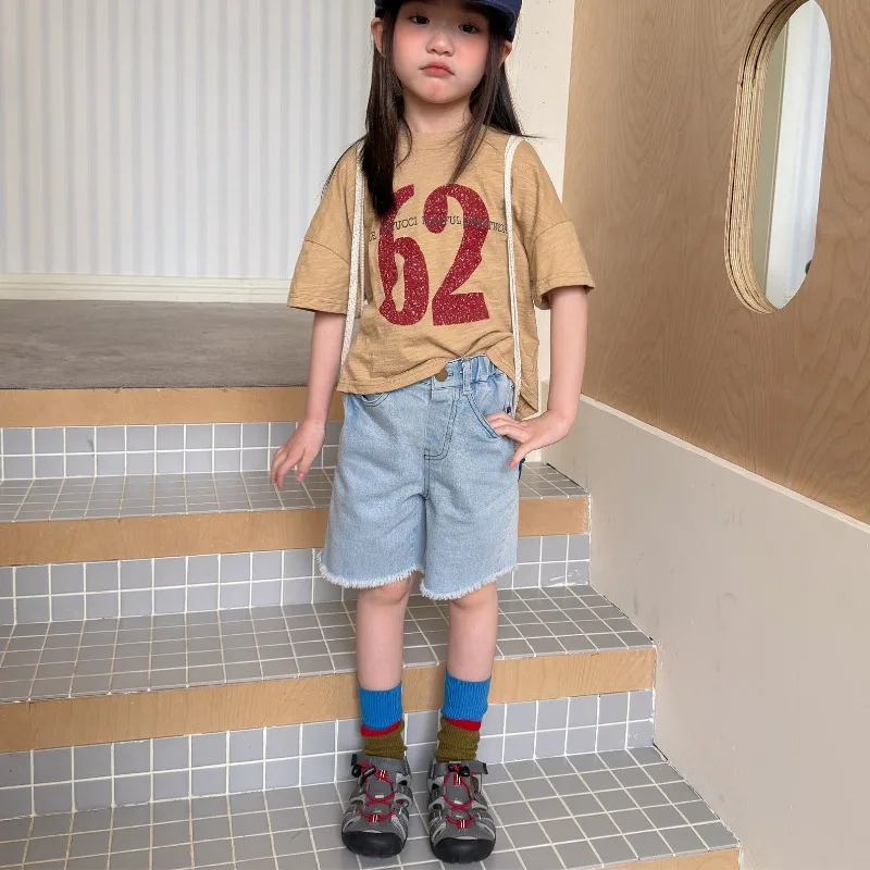 camiseta-infantil-coreana-estampada-de-manga-curta-para-meninas-e-camiseta-base-para-meninos-colecao-verao-2026