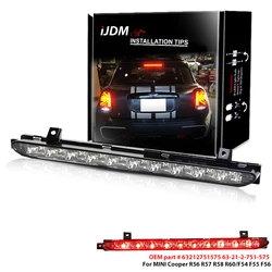 iJDM Red LED For MINI Cooper R56 R57 R58 R60 3rd Brake Lamp For  2014/15-up MINI Cooper F54 F55 F56 High Mount Third Brake Light