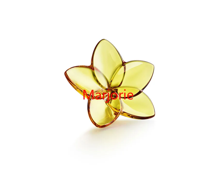 New Hot Sale Glass Crystal Flower Decoration Bloom Series Happy Bright Color Decoration Home Decore Flower Decoration