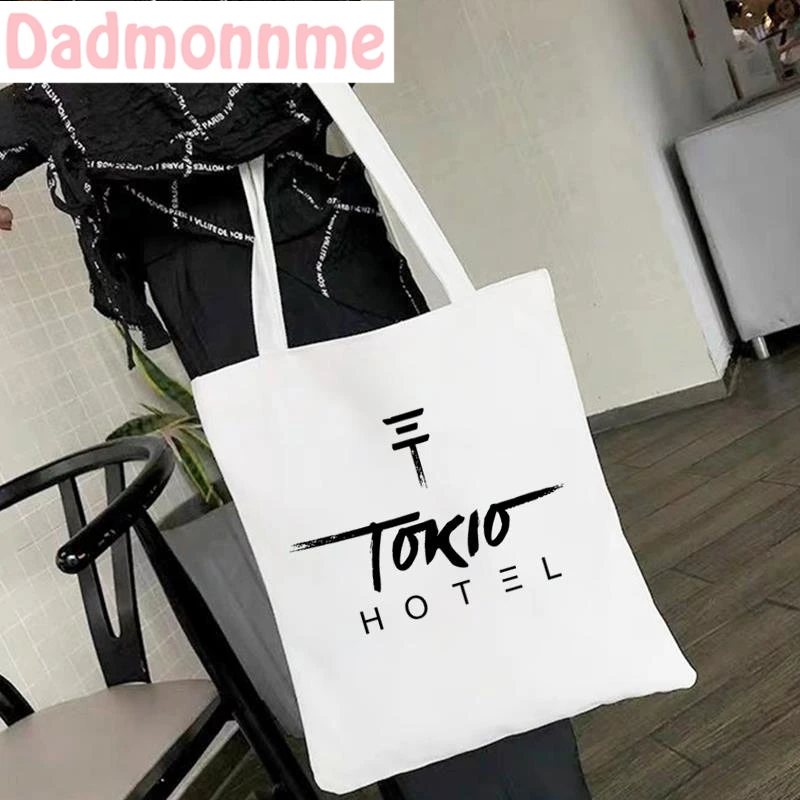 Bag Tokio Hotel Group Music Shoulder Bags Large Capacity Wild Messenger Bag Fashion New Cute Fun Canvas Handbag Women Bag Wallet