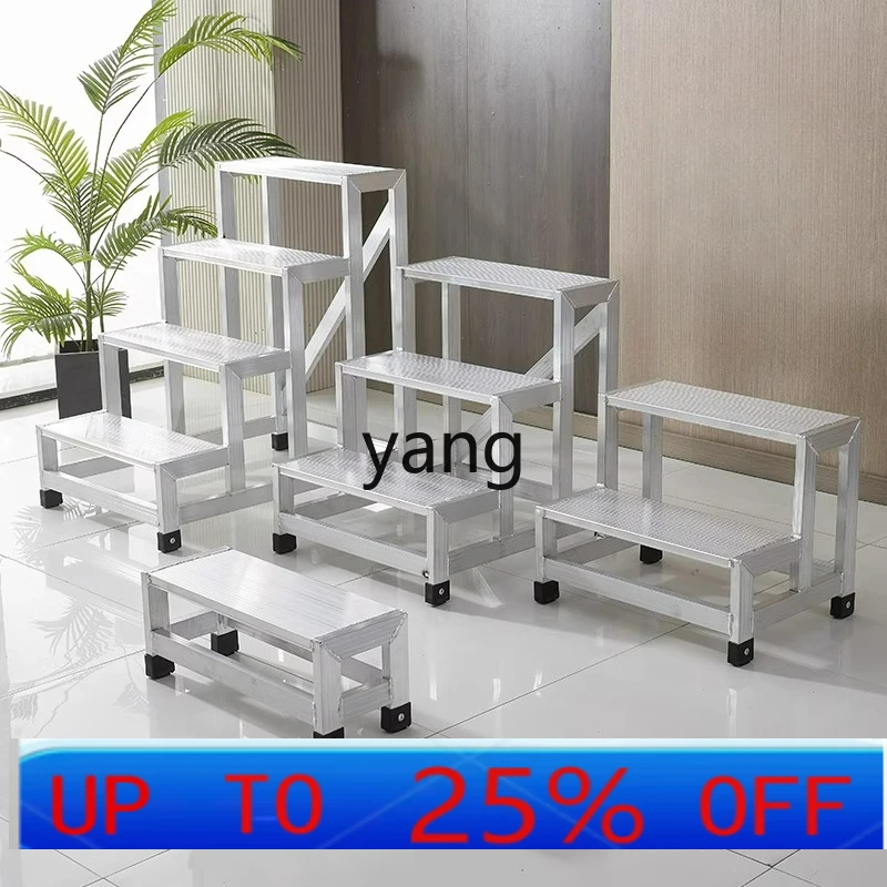 

LTT mobile climbing car warehouse climbing ladder mobile platform aluminum alloy industrial climbing ladder