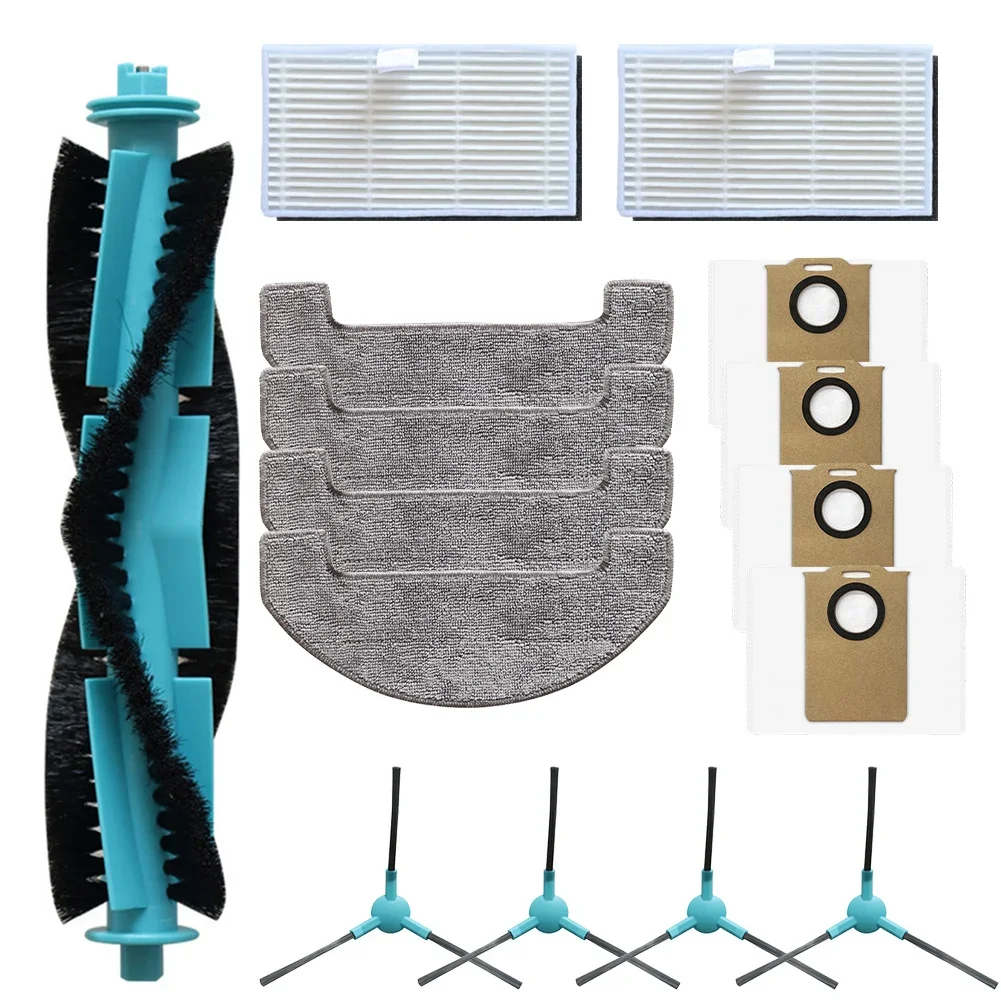 Main Brush Filter Mop Wipe Dust Bag For Midea VCR S6 Plus Robot Vacuum Cleaner Home Appliance Parts Household Accessories