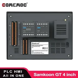 Samkoon HMI with PLC GT GC Series 4.3 Inch HMI PLC ALL in One GT GC 043 GT-043-16MT GT-043-16MR GC-043-16M-C GC-043-16M2AI-C