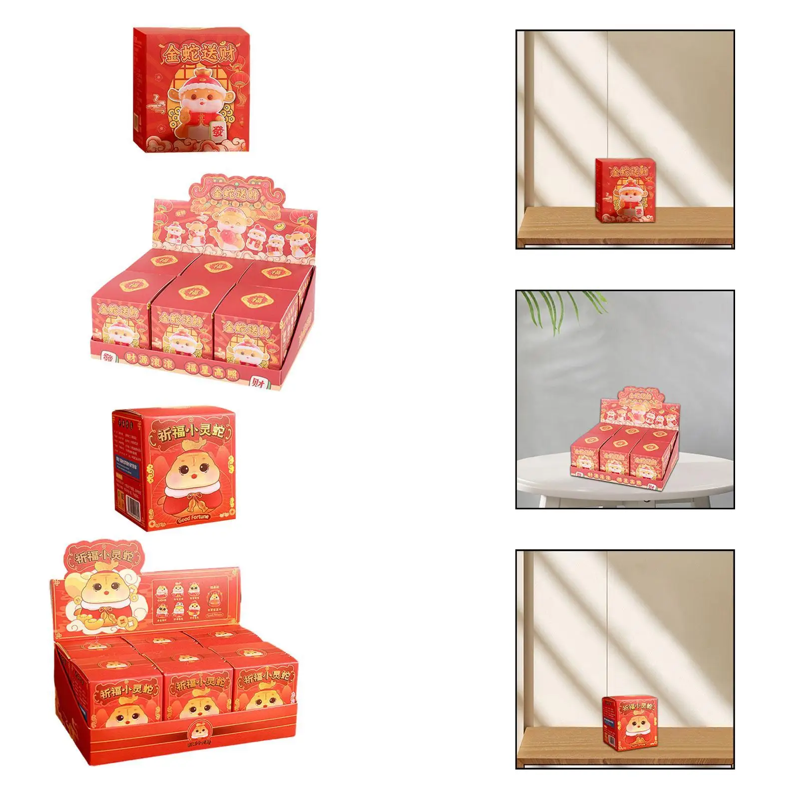 Figuras de serpiente de dibujos animados, decoración de escritorio, regalos, juguetes coleccionables, Mini figuras de acción para niños, adolescentes, niños, niñas, adultos y niños