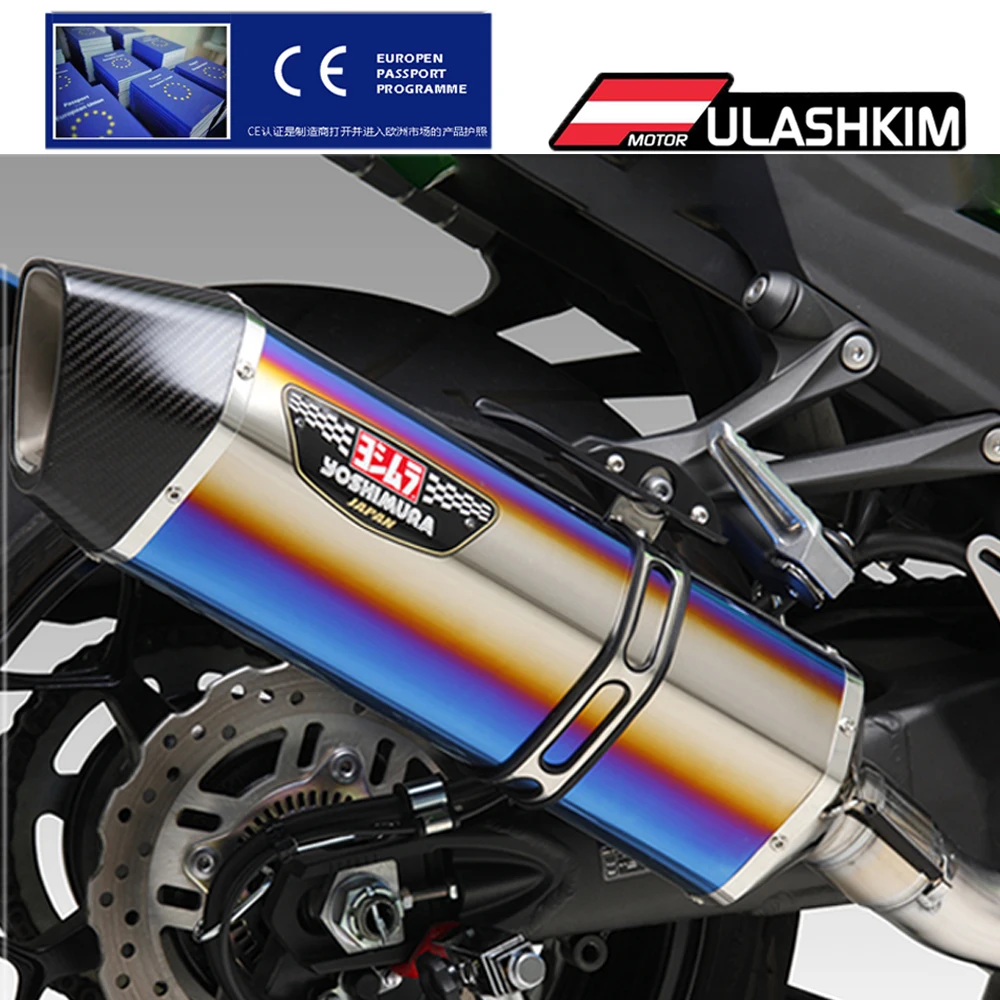 Exhaust Ninja ZX-14R ZX14R Tmax530 Exhaust Muffler Escapes SLIP-ON HEPTA FORCE STREET SPORTS