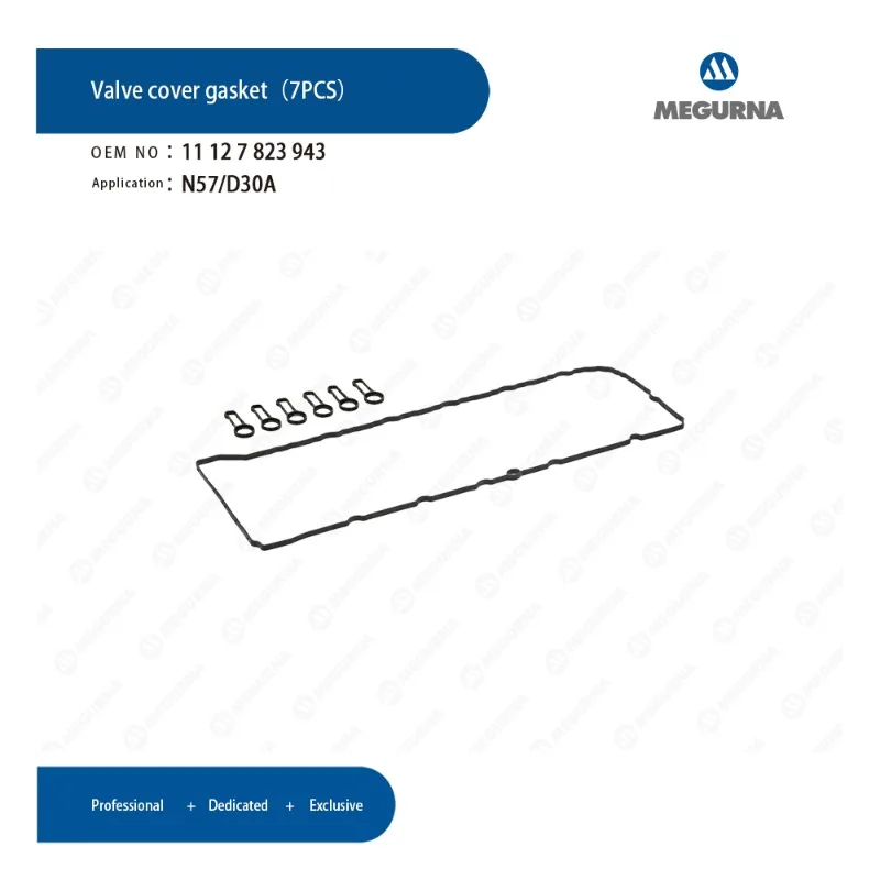 

N57 3.0T Engine Valve Cover Gasket For BMW 325d 330d 330xd 525d 530d 535d 730d 740d X5 X6 Auto Part Car Accessories 11127823943