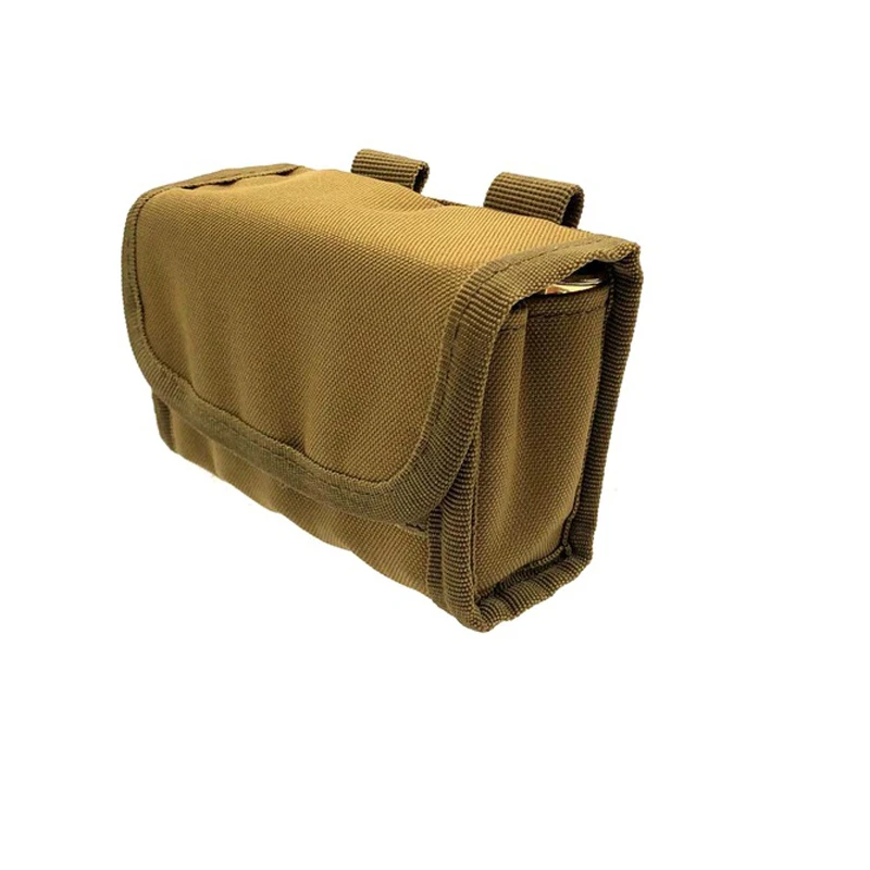 Tactical 10 Round Shot Shotshell Reload Holder Molle Pouch 12 Gauge 20G Magazine Pouch Ammo Round Cartridge Holder Hunting Gear