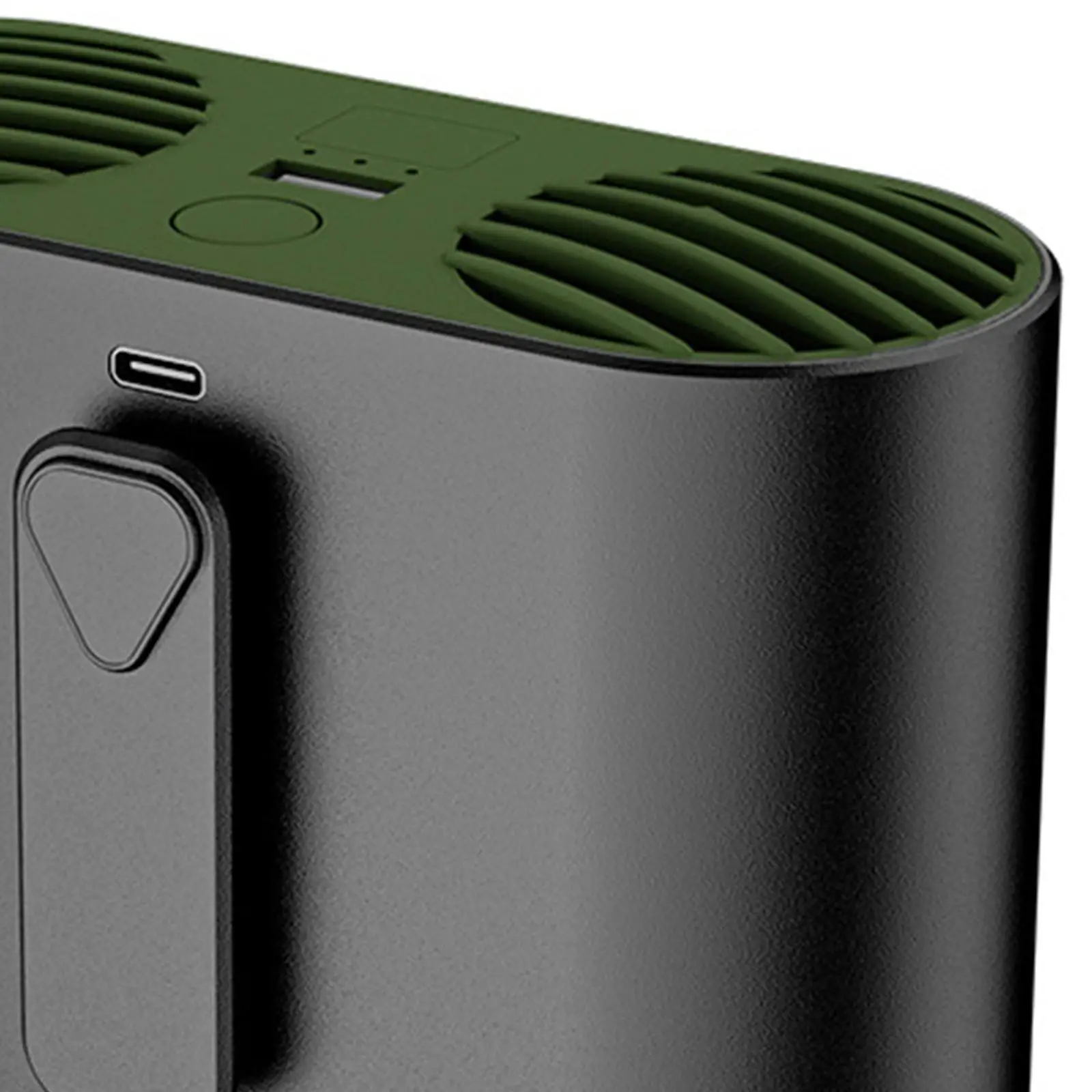 مروحة شخصية بفتحات تهوية مزدوجة ، شحن يو إس بي ، أيدي مجانية للعمل في الهواء الطلق ، الغرض ، 4 سرعات قابلة للتعديل ، متعددة الخصر