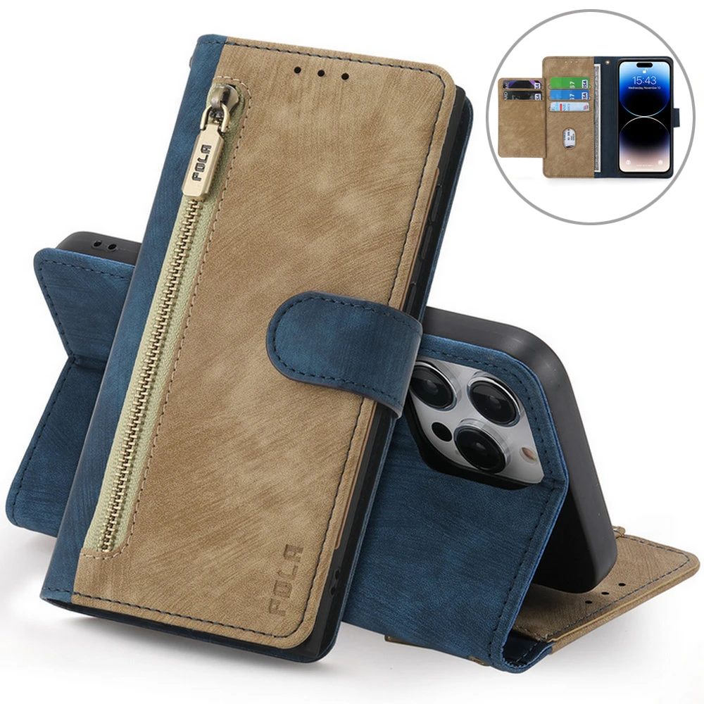 

For Nokia X30 C31 G60 5G Anti theft Zipper Wallet Leather Book Case For Nokia G21 G11 X20 X 10 G50 G20 G10 C20 C10 C21 Plus Etui