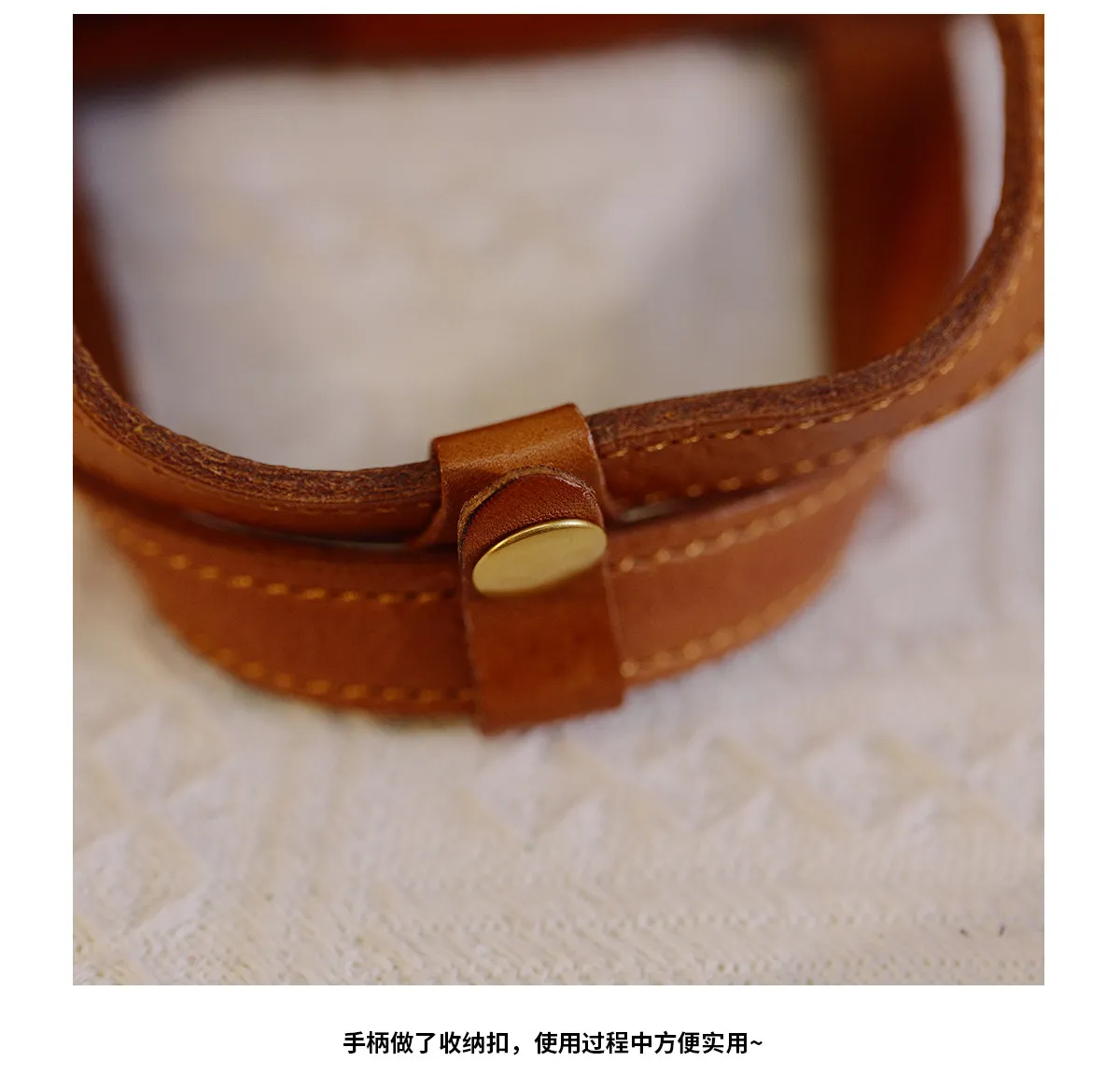 PNDME lässige handgefertigte Damen-Handtasche aus echtem Leder, modische Designer-Handtasche aus natürlich pflanzlich gegerbtem Rindsleder, Umhängetasche – Detail 20