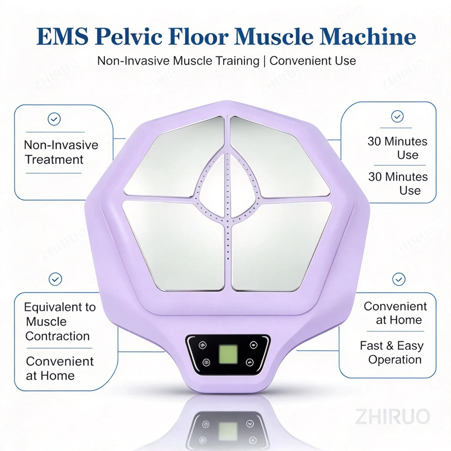 Beauty Trending Products Portable Kegel Exerciser Pelvic Floor Muscle Stimulator Postpartum Repair for Home Use