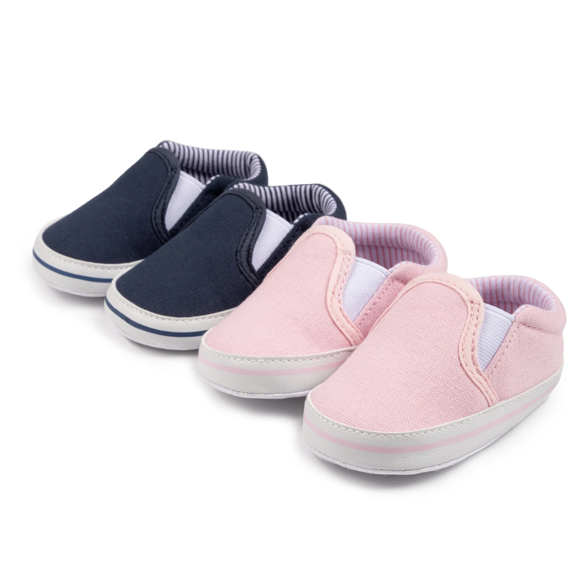 Scarpe di tela Casual per bambini scarpe da ginnastica morbide antiscivolo per neonato e bambina neonati bocca poco profonda primi camminatori