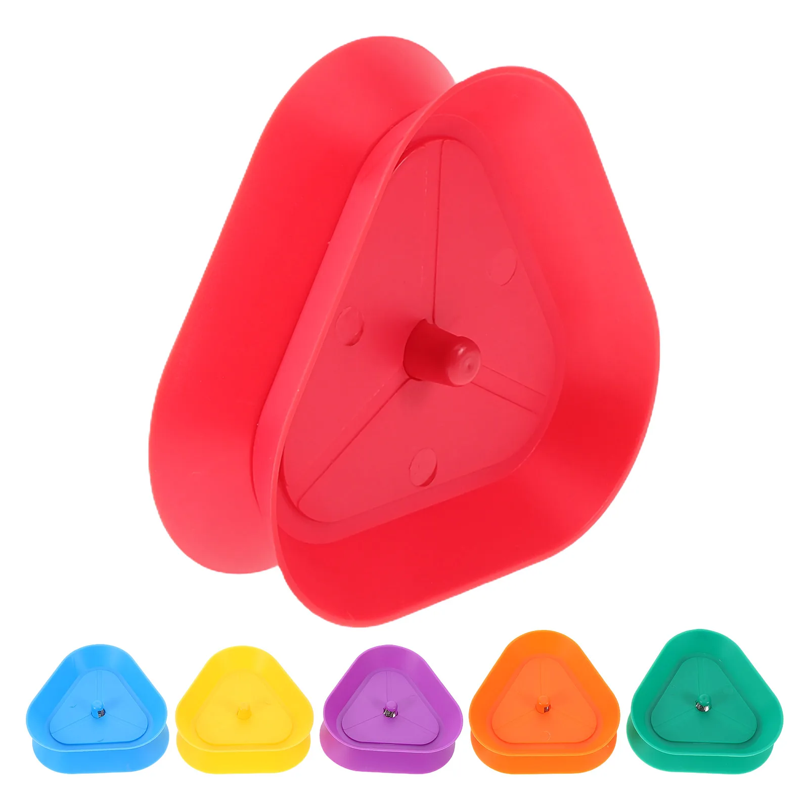 

6pcs Triangle Shaped Plastic Card Holders Poker Kids Small Hands No Hands Trays For Parties Family Bridge Efficient