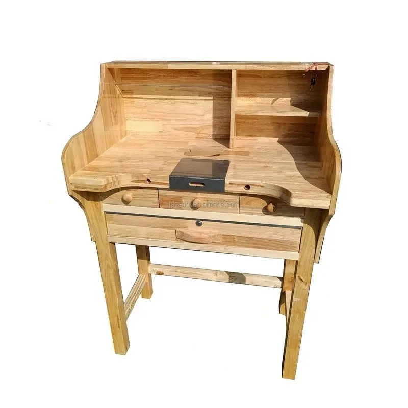 New Wooden Jewelry Workbench for Jeweler Making Tools