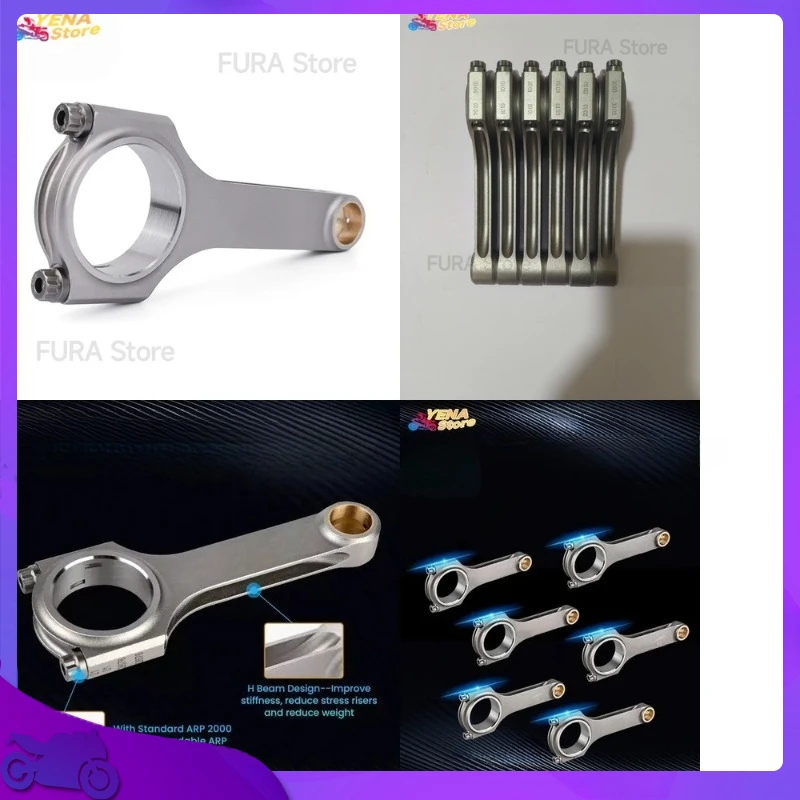 

Applicable to Forged Connecting Rod Piston Set Compatible with N55 N20 N26 S55 Engine Models 11247624616 11247624615 High