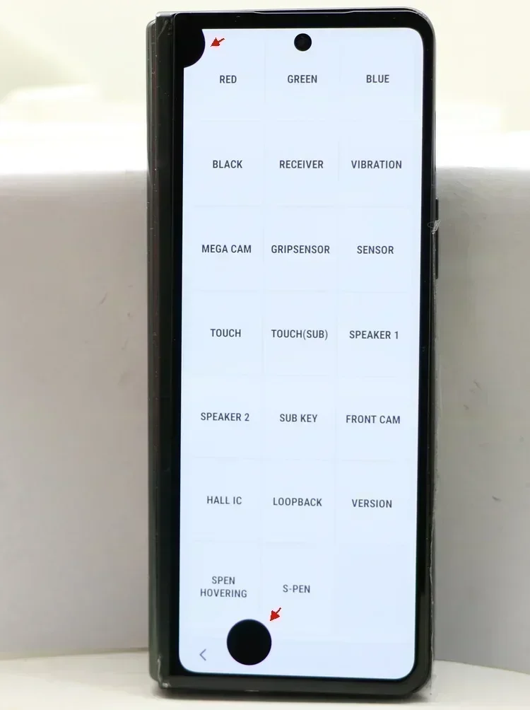 100% AMOLED Z Fold 3 Display for Samsung Galaxy Z Fold 3 5G F9260 F926B/U Oute LCD Display Touch Screen Assembly with Defect