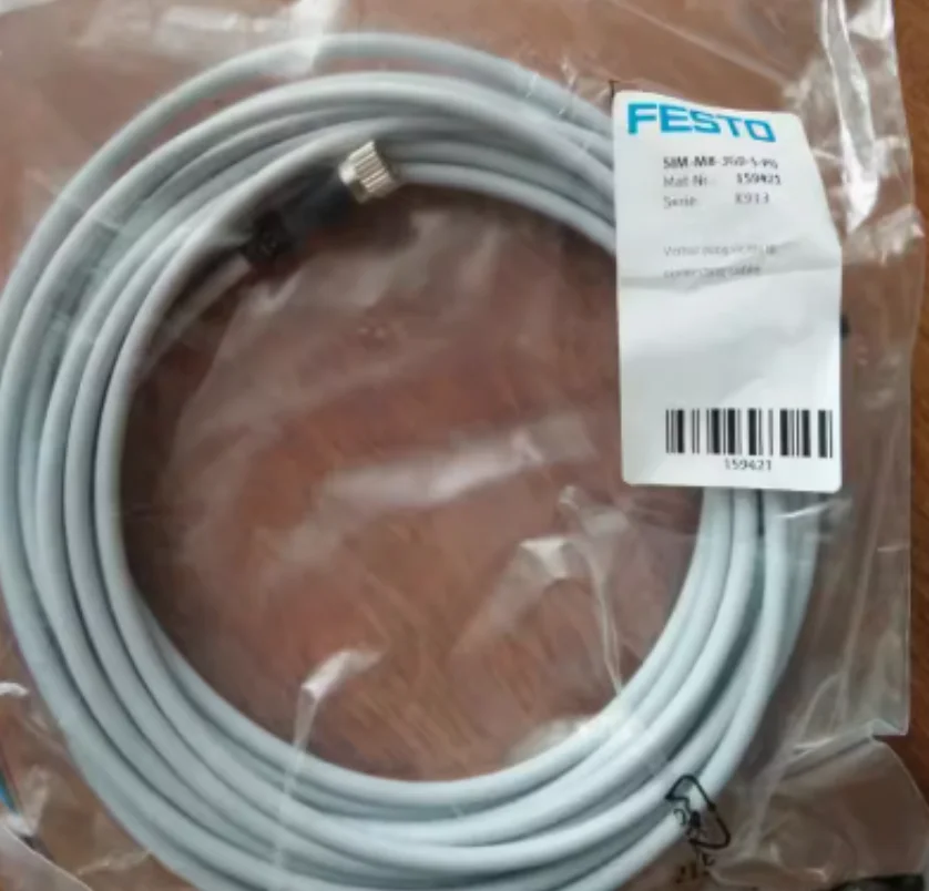 New original FESTO Connecting cable SIM-M8-3GD-5-PU 159421