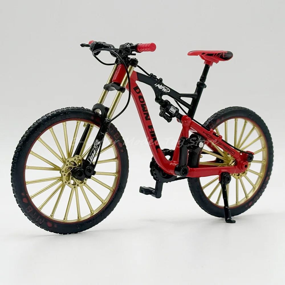 1:10 Odlewany metalowy model roweru Zabawka DH Down Hill Ekstremalny rower górski Miniaturowa replika