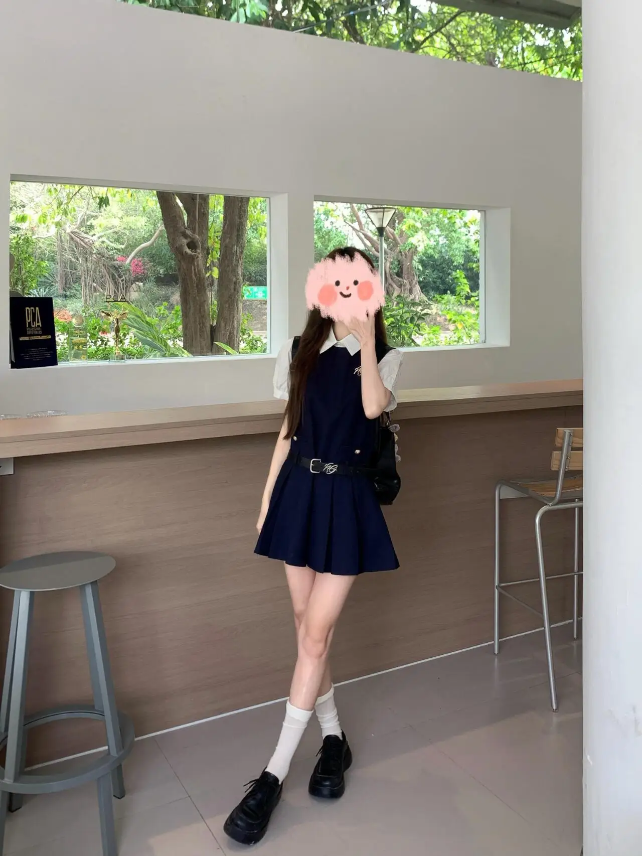 Корейский Sle School orm Dr Set JK orm Svel Антивозрастной плиссированный комбинезон Женский летний комплект из двух предметов
