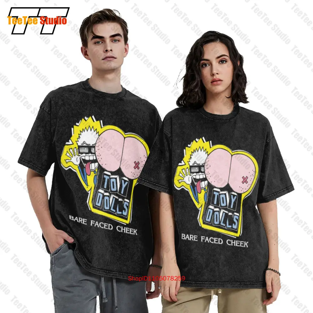 Toy Dolls Bare Faced Punk Vanilla Muffins Uk Subs Discharge Adicts Tsol Vintage Oversized T-Shirt RP6P